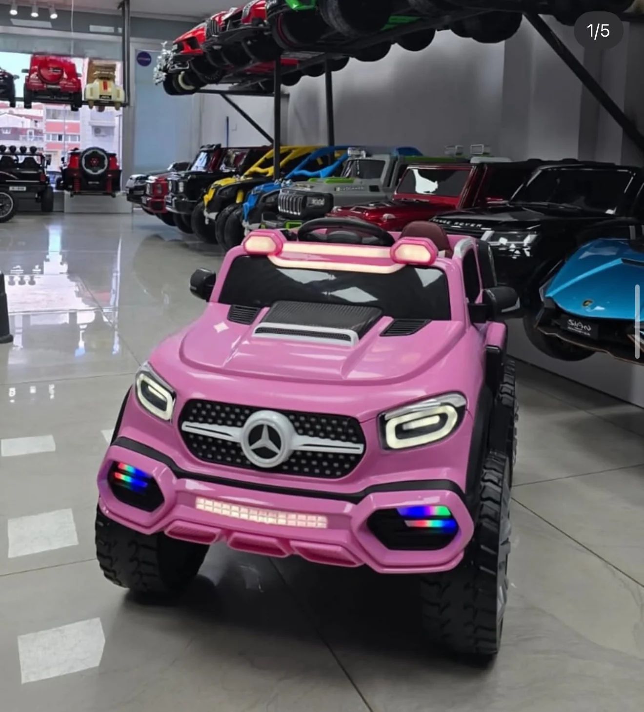Mașină Electrică pentru Copii 3-9 ani Mercedes GLE Muzica, Lumini