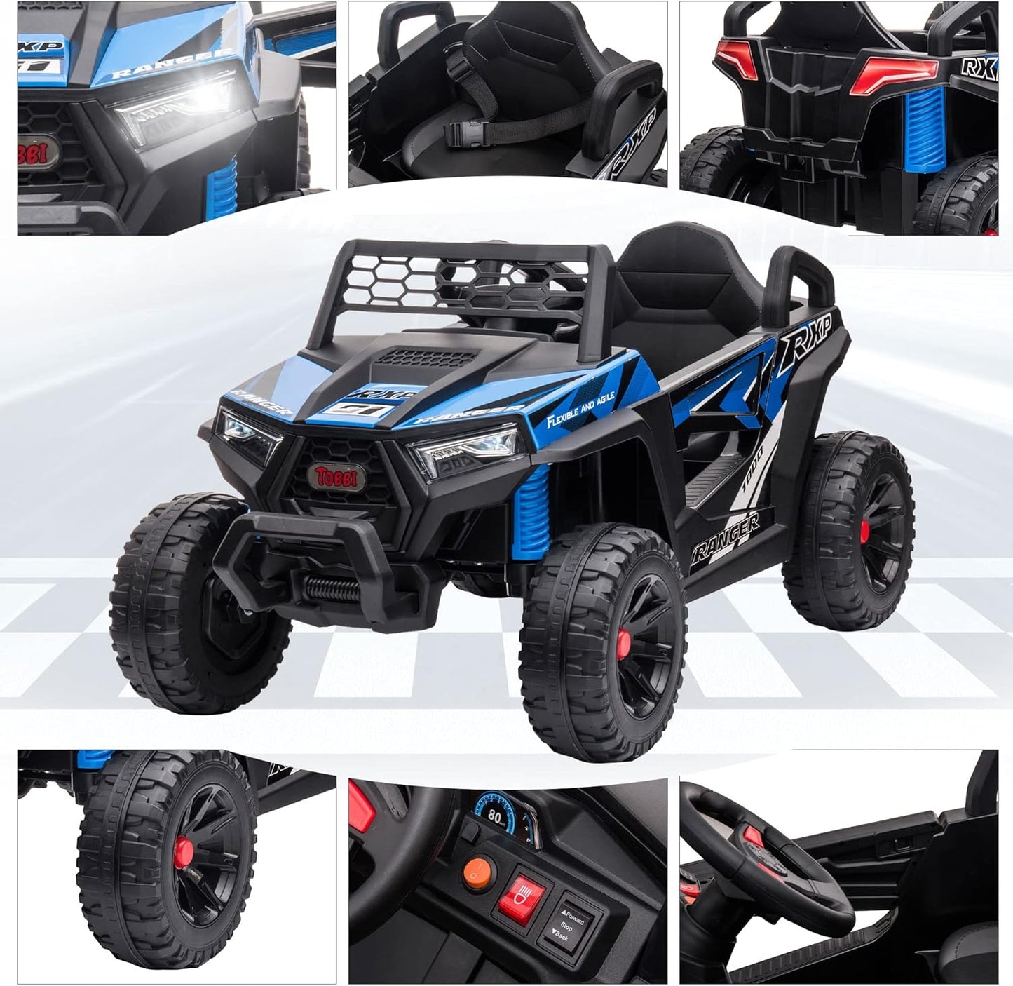 Masinuta electrica,model jeep cu telecomanda,muzica,lumini,usb, varsta 2-5 ani