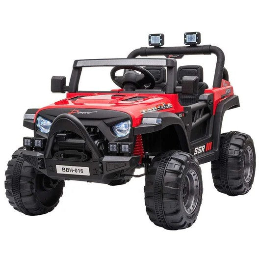Masina de teren tip Police cu telecomanda,varsta 2-6 ani, 12V, 2 motoare
