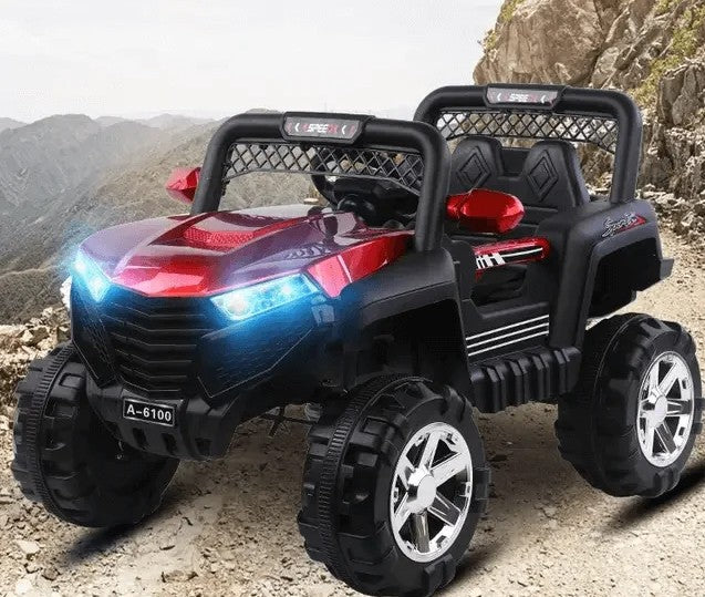 Masinuta electrica, tip UTV, cu roti din Spuma EVA, 2 motoare, varsta 2-7 ani