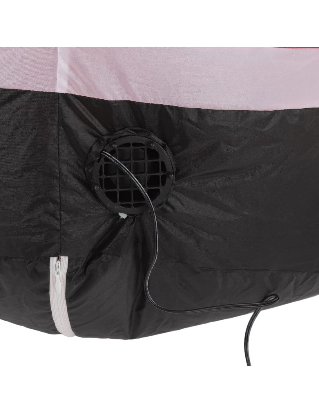 Moș Crăciun Gonflabil Uriaș, 240 cm Înălțime, Cu Lumini LED, Ventilator inclus