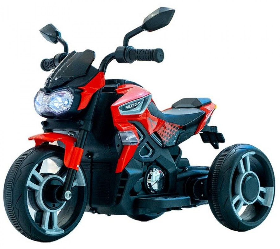 Motocicleta electrica copii 2MOTO 12V, 3 roti, control ghidon+acceleratie, BT si USB