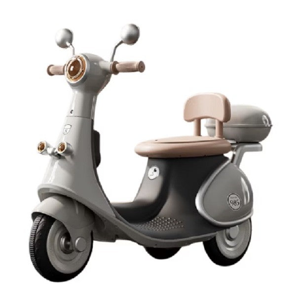 Motocicletă Electrică cu 3 Roti, Acumulator Încarcare, Anti-Rasturnare, Lumini, Sunete, Baterie 6V 7Ah, Telecomanda, 95x67x36cm