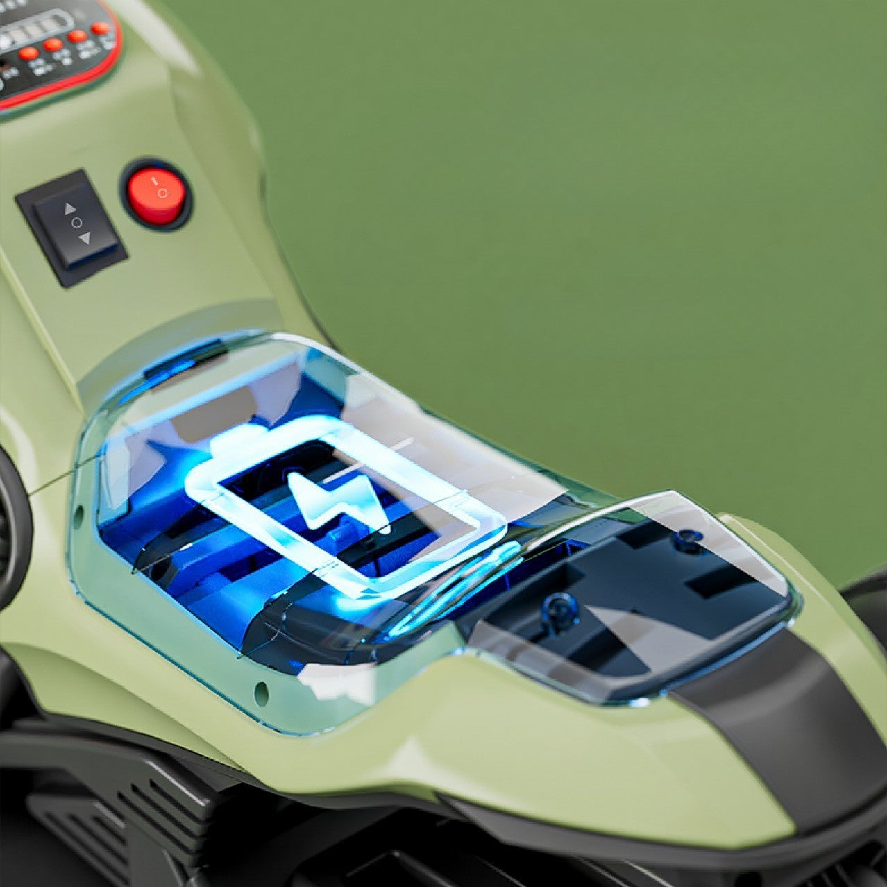 Motocicleta Electrica cu Acumulator, Bluetooth, Sistem Anti-Rasturnare, Sistem de Lumini si Sunet, 1-8 Ani, 93 x 48 x 63 cm, Verde