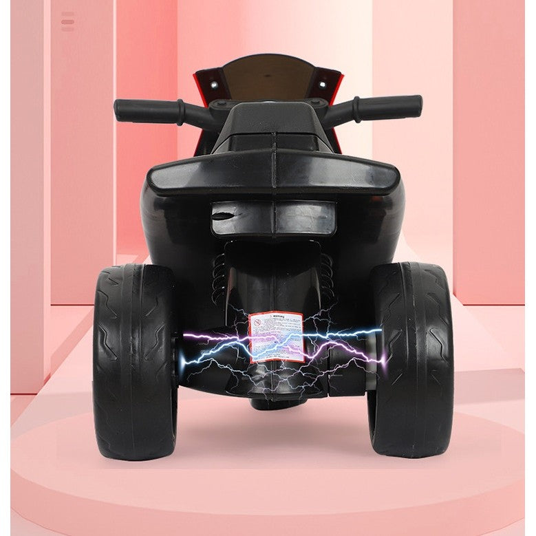Motocicleta Electrica, cu Acumulator, cu Sistem Anti-Rasturnare, Sistem de Lumini si Sunet, 1-4 Ani, 42 x 68 x 36 cm, Rosu