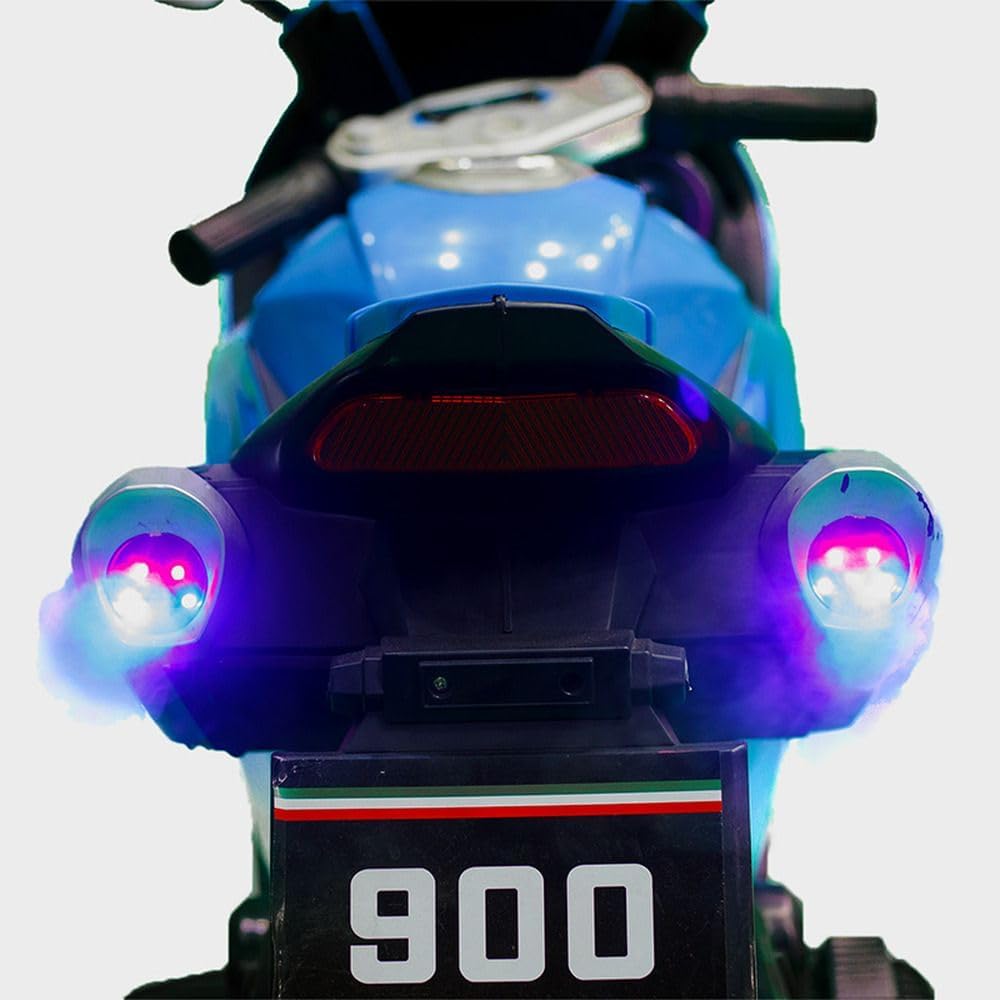 Motocicleta electrica cu aburi, cu doua motoare si doua locuri, 12V