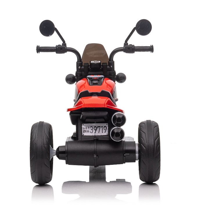 Motocicleta electrica copii 618R, varsta 2-4 ani, acumulator 6V, 1 motor, cu sunete si lumini
