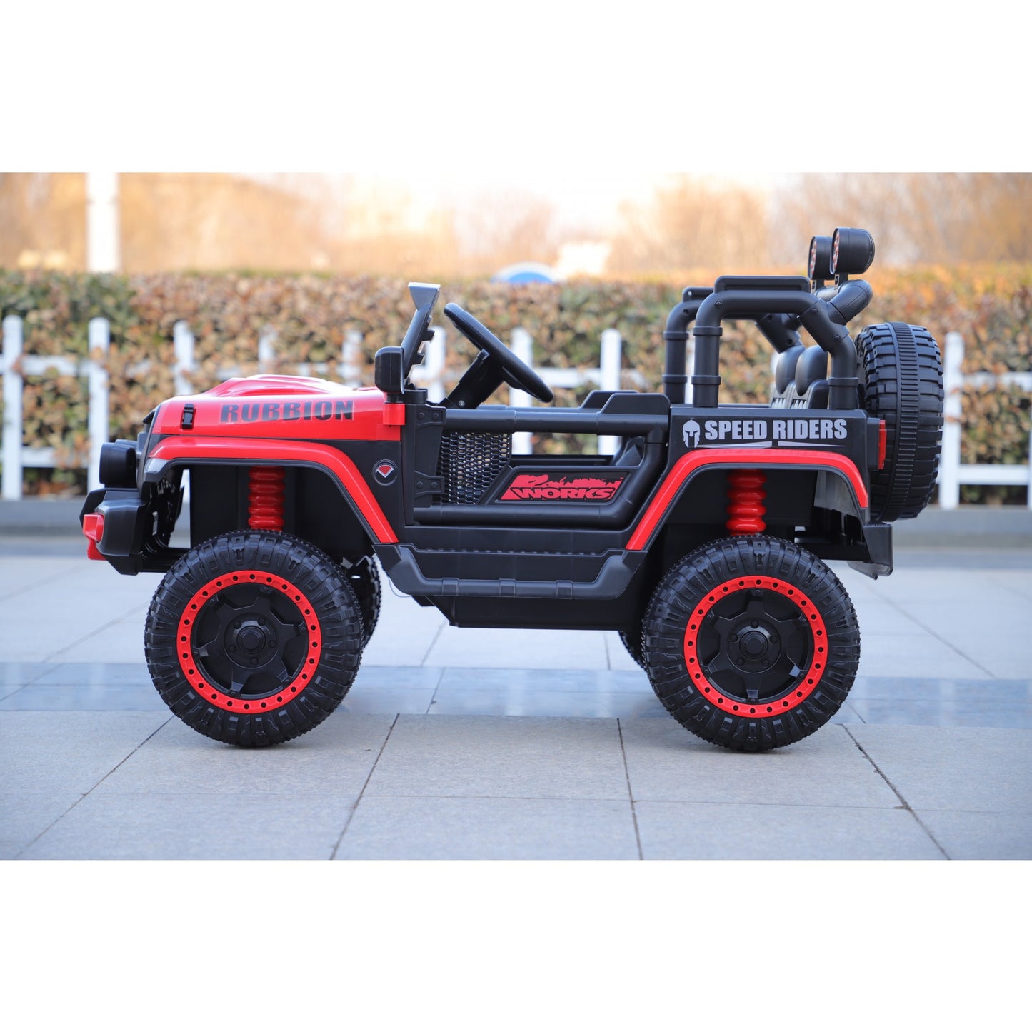 Mașină Electrică pentru Copii, Off-Road, Conectare Bluetooth, telecomandă, Tracțiune Integrală, Lumina Intermitenta, Baterie 12V 7Ah, 120x63x68cm