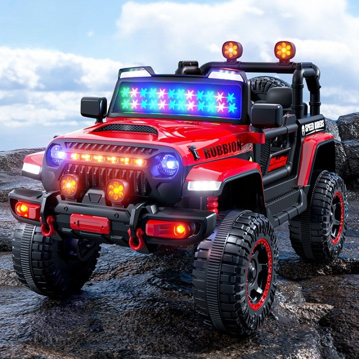 Mașină Electrică pentru Copii, Off-Road, Conectare Bluetooth, telecomandă, Tracțiune Integrală, Lumina Intermitenta, Baterie 12V 7Ah, 120x63x68cm
