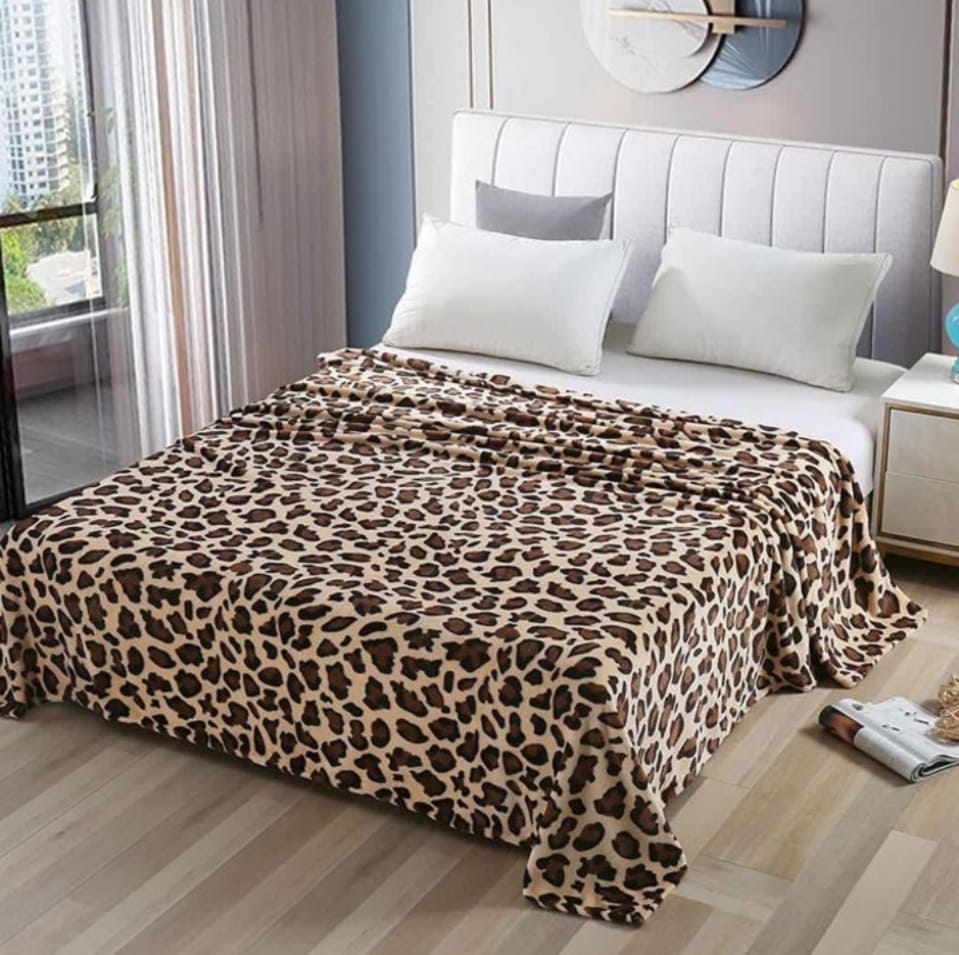 Pătură Pufoasă Cocolino, Model Animal Print, 200 x 230 cm