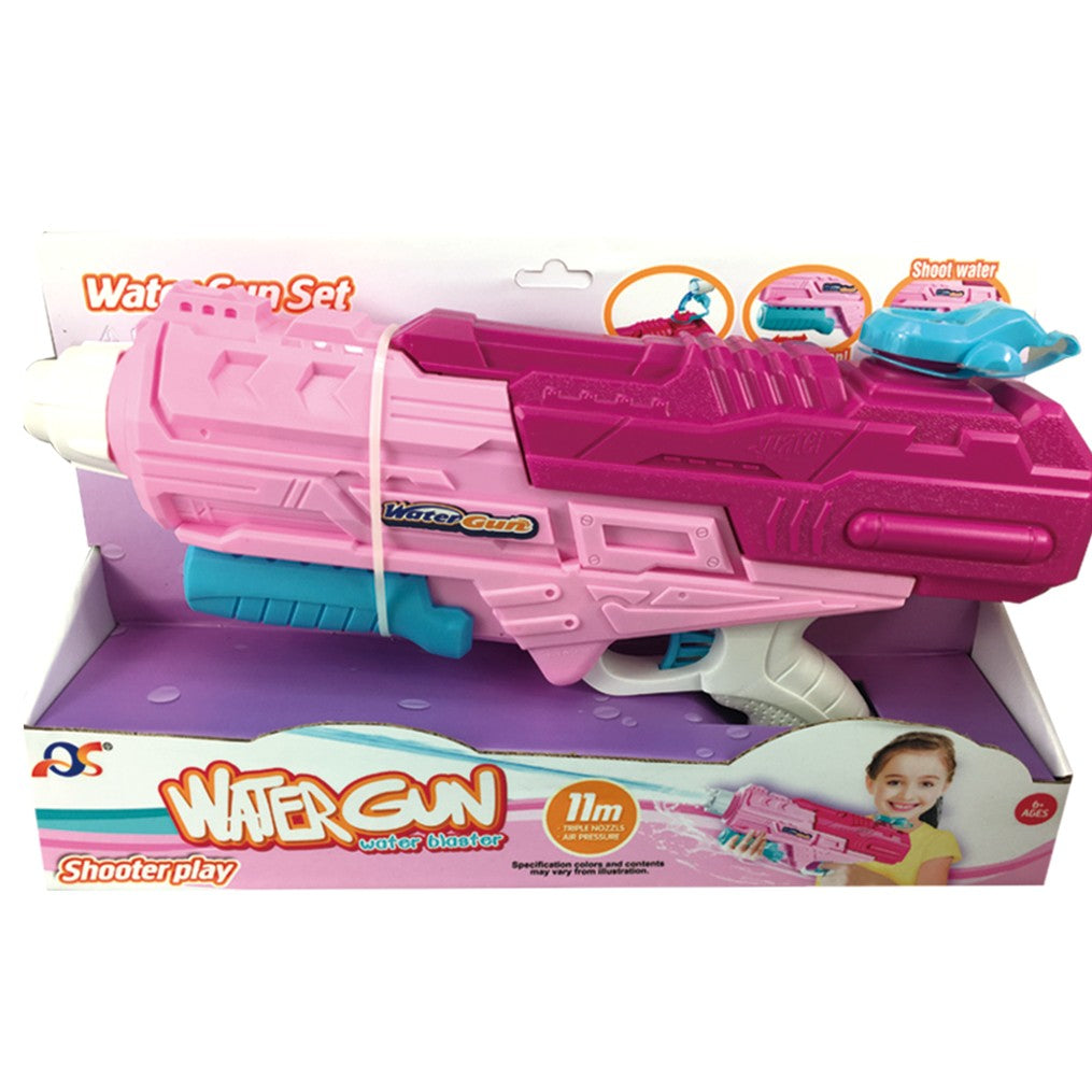 Pistol cu Apa pentru Copii, Rezervor, Pentru Piscina/Plaja, 6ani+, Roz, 1250ML