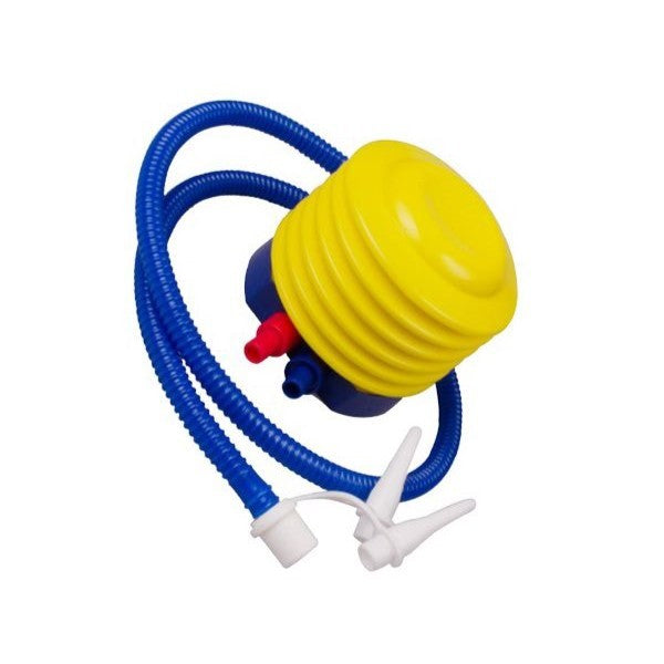 Pompa de picior, cu 3 adaptoare de valva, Air Step, Galben-Albastru