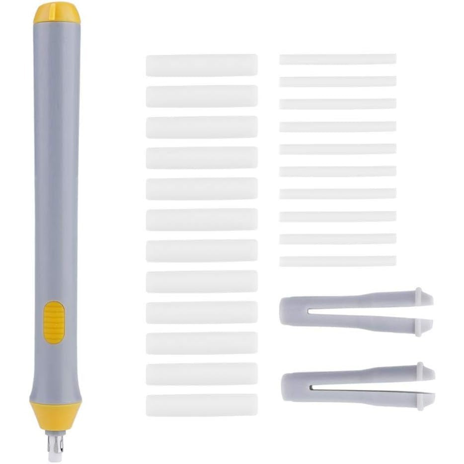 Radiera Electrica, pentru Schite si Arta, Grosime Varf 3 mm/5 mm, Baterii 2 x AA, din ABS