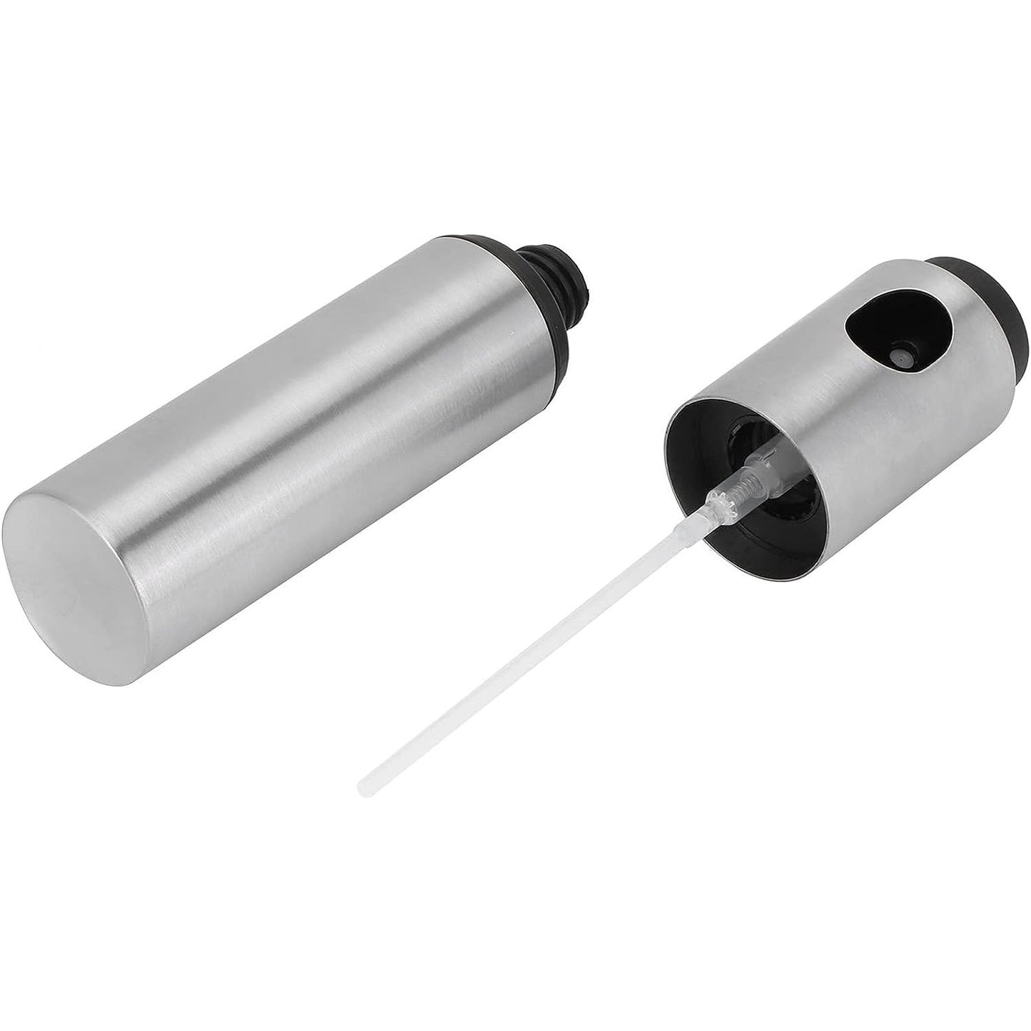Pulverizator ulei, spray, material otel inoxidabil, manual, 100 ml, 17.7 x 4 cm, argintiu