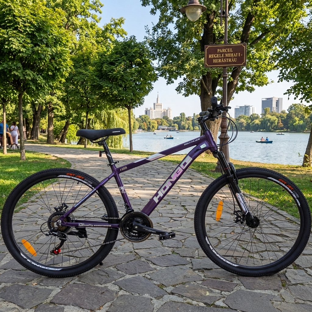 Bicicleta MTB 27.5 Inch Cu Suspensie Fata Si Sistem de Franare pe Disc