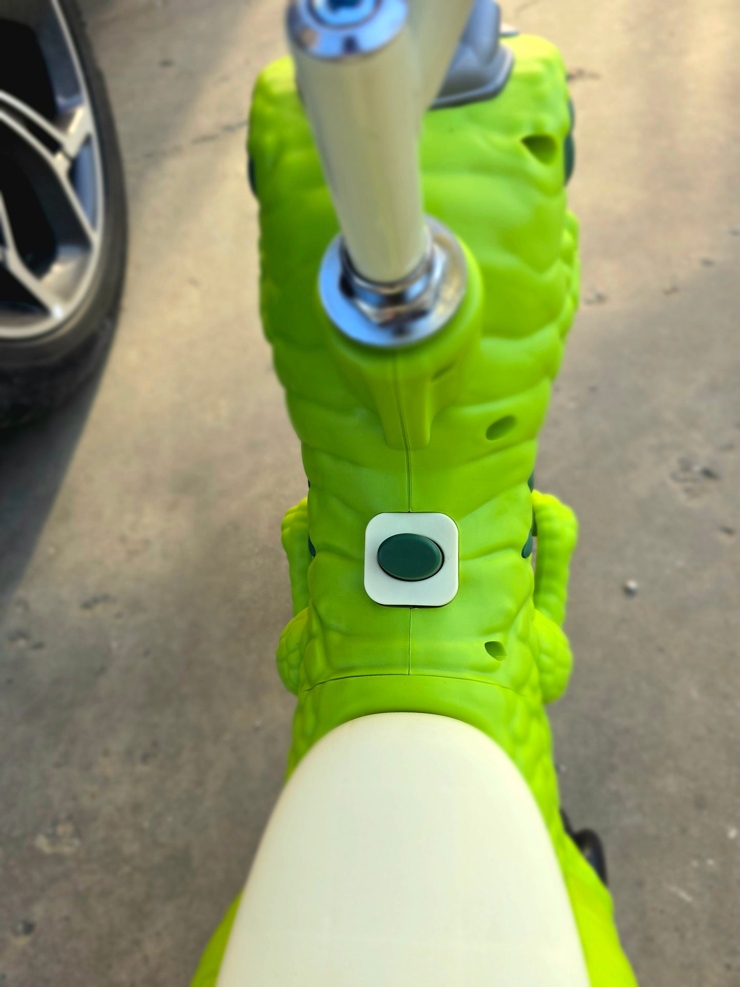 Bicicleta de echilibru pentru copii, model dinozaur, muzica, varsta 2-6 ani, verde