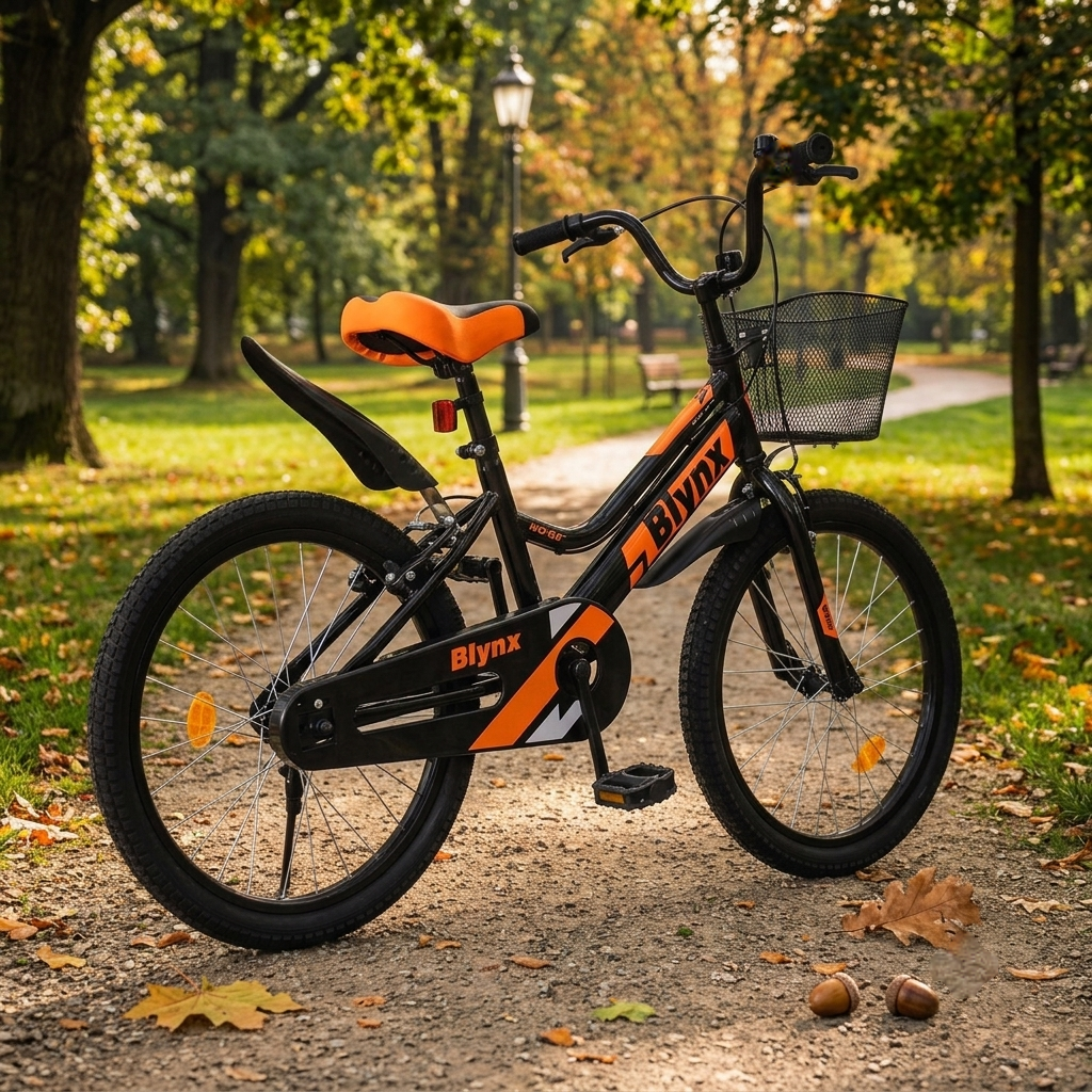 Bicicleta Cu Pedale , Roti Ajutatoare Ajustabile, Stop, Cric, Cosulet Si Portbagaj, 12 Inch, Varsta 3-5 Ani