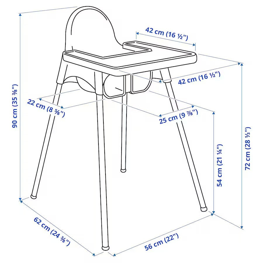 Scaun ERGONOMIC de masa telescopic pentru bebelusi si copii, cu Suport picioare si Centura de siguranta, reglabil pe inaltime, Varsta 6-32 luni