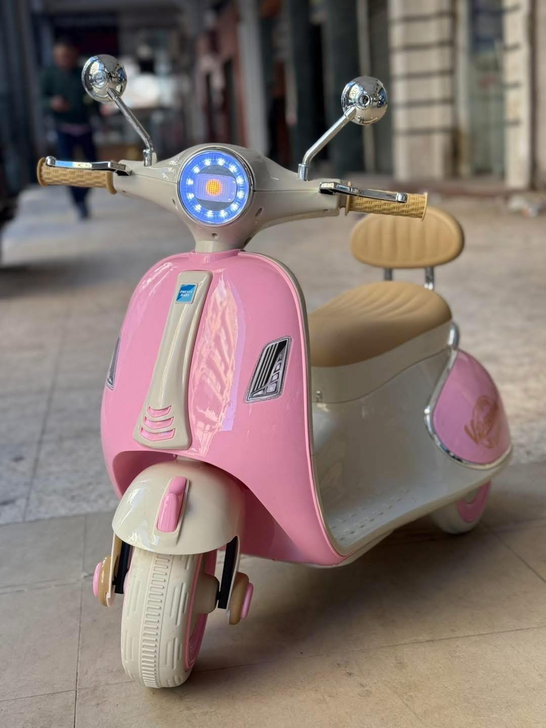 Motocicleta Electrica, 3 roti, 6V, Telecomanda, Bluetooth, Sistem de Lumini si Sunet, 3 - 8 Ani, Roz