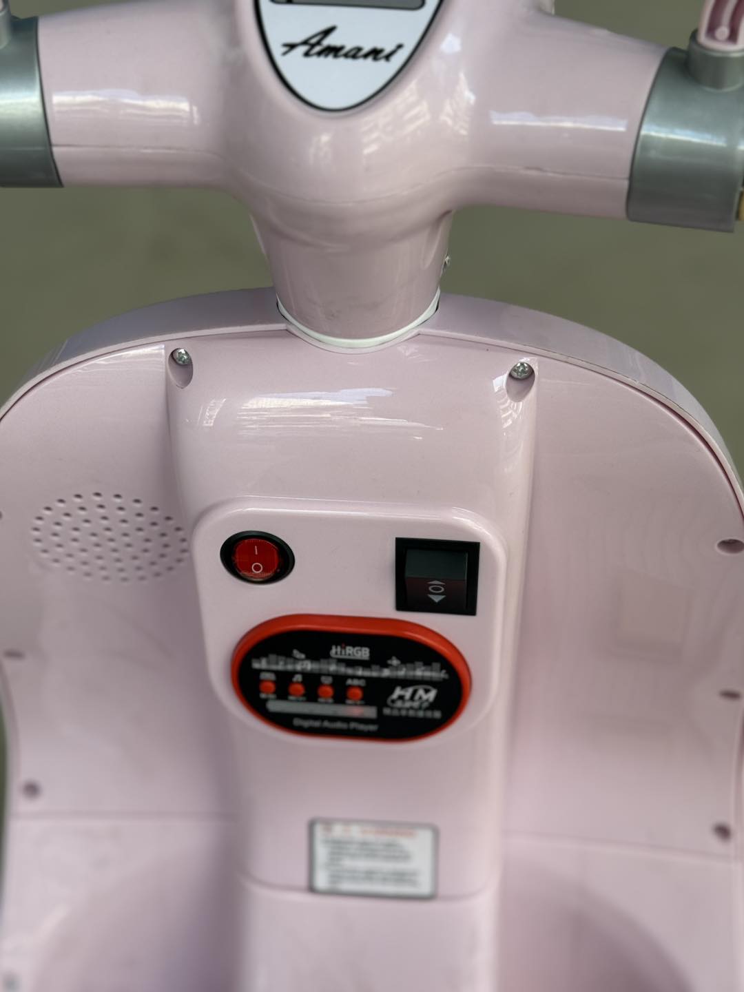 Motocicleta Electrica, cu Acumulator, 12 V, Telecomanda, Bluetooth, Sistem de Lumini si Sunet, 3 - 8Ani, Roz