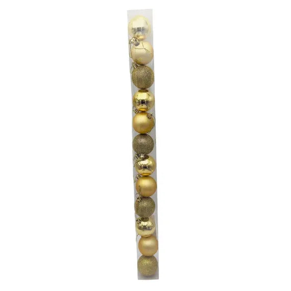 Set 12 Globuri de Crăciun 6x6 cm