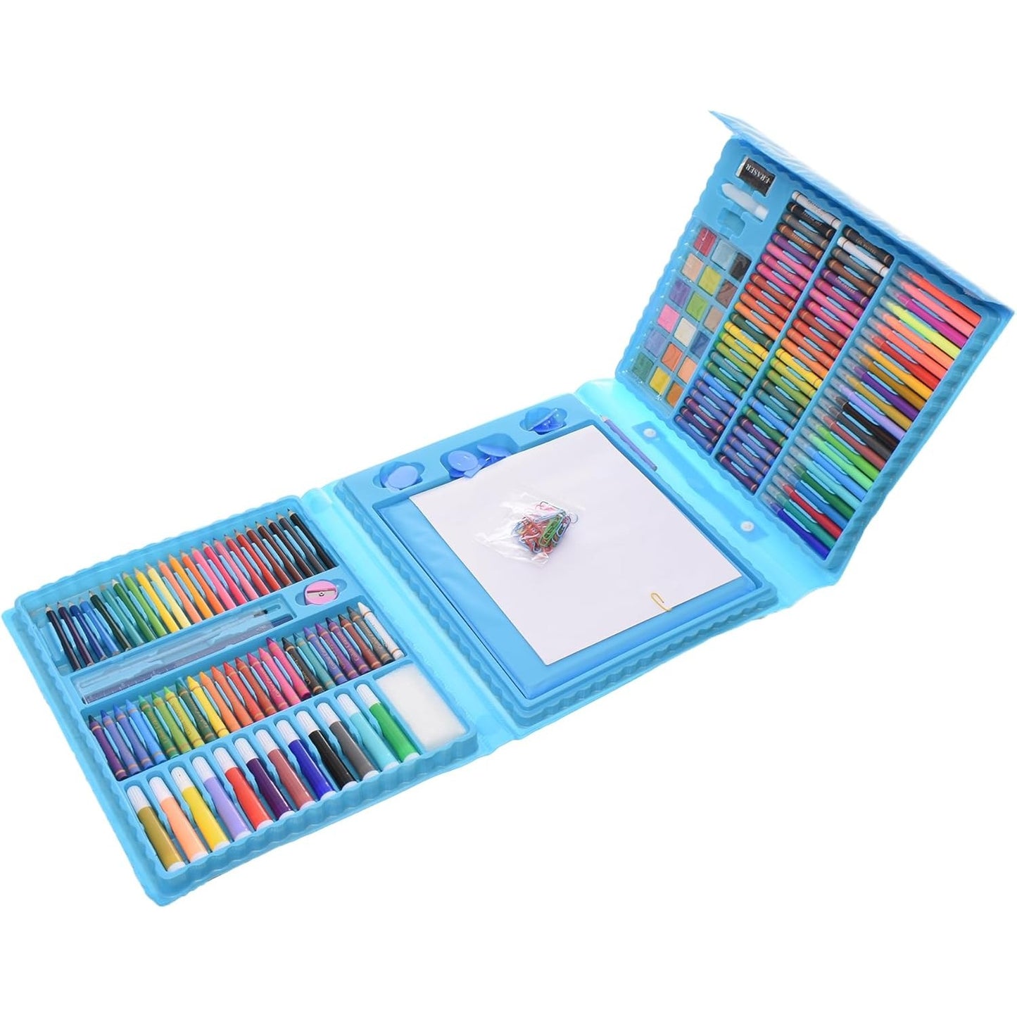 Set 208 Piese, Complet pentru Pictura si Desen, Tip Servieta, 3-12 Ani, 40.5 x 5 x 30 cm