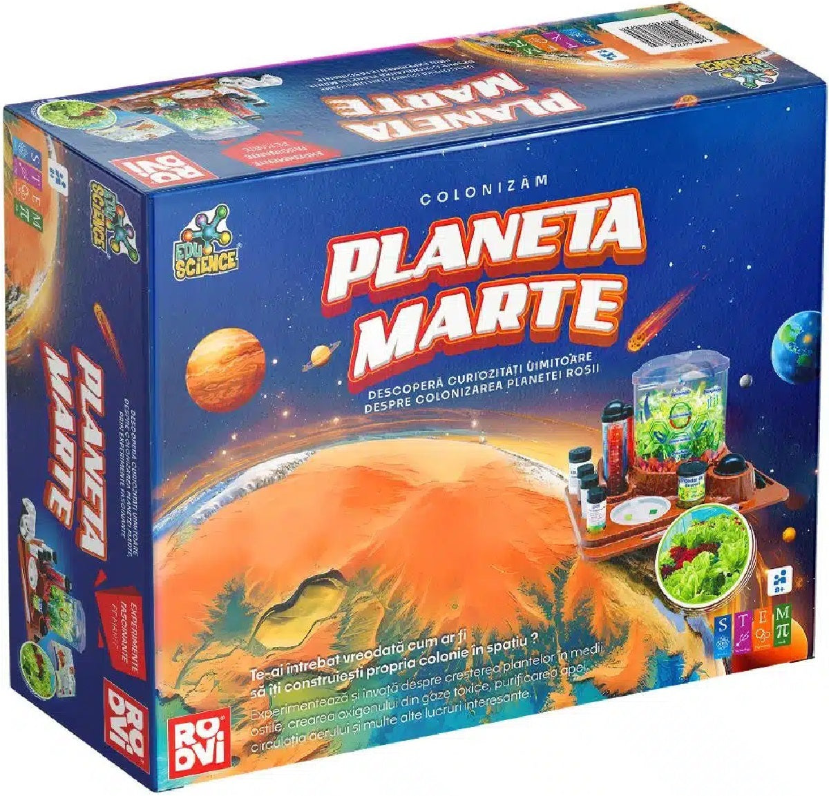 Colonizăm Planeta Marte – Kit experimental pentru pasionații de știință și spațiul cosmic, + 8 ani