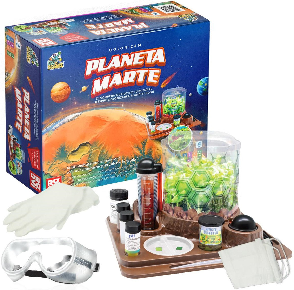 Colonizăm Planeta Marte – Kit experimental pentru pasionații de știință și spațiul cosmic, + 8 ani