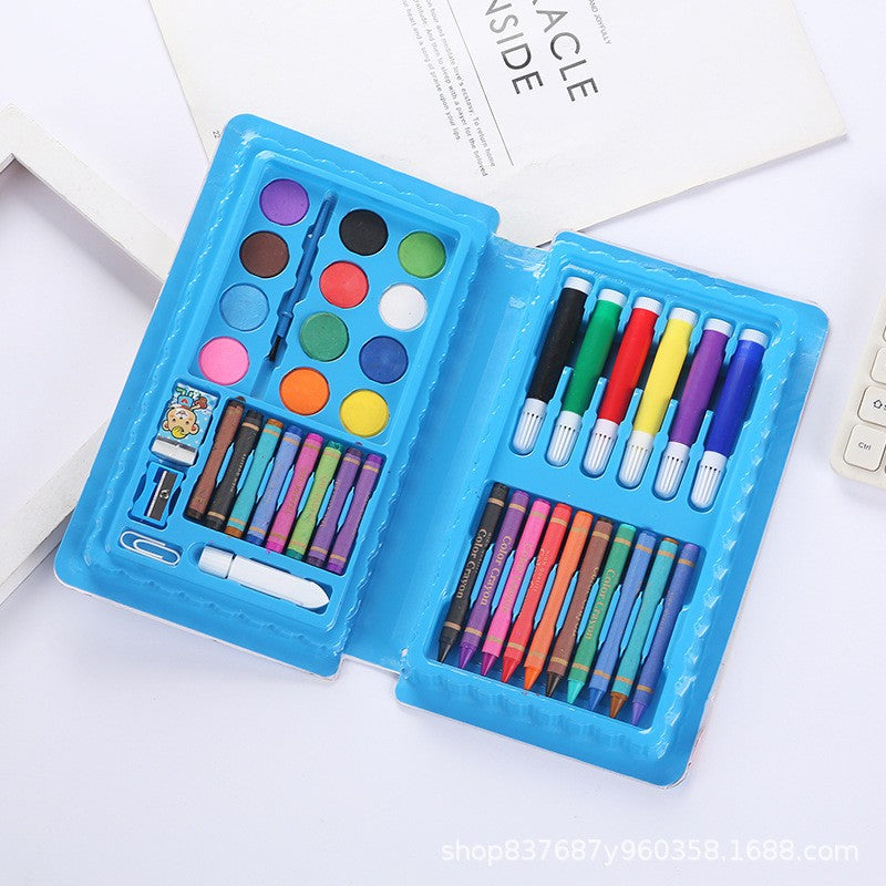 Set 42 Piese de Pictura si Desen, Tip Penar, Model Elefant, 24.3 x 13 x 3 cm