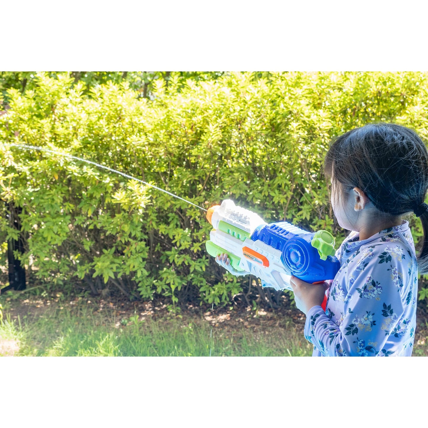 Set 2x Pistol cu Apa pentru Copii, Rezervor, Pentru Piscina/Plaja, 6ani+, Roz + Albastru, 1000 ML