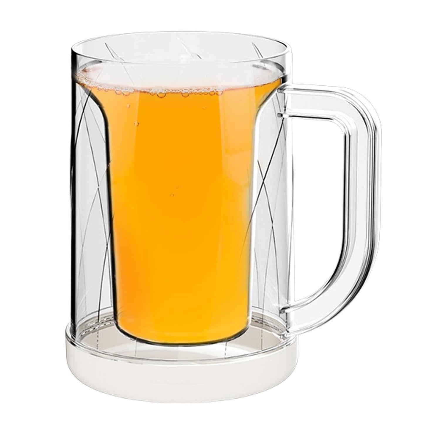 Cana Frigorifica cu Gheata, 14.2 x 10.4 x 14.7 cm, Plastic, 800 ml, Transparent