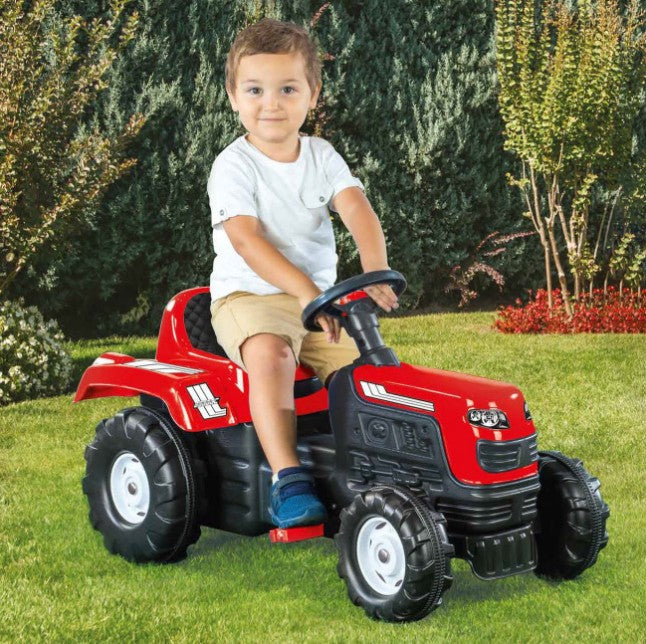 Tractor Rosu cu Pedale pentru copii, Rosu