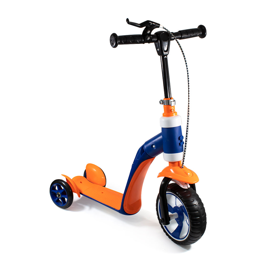 Trotineta ride-on convertibila 2 in 1, cu frane