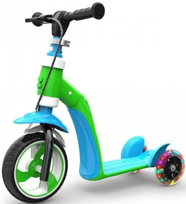 Trotineta ride-on convertibila 2 in 1, cu frane