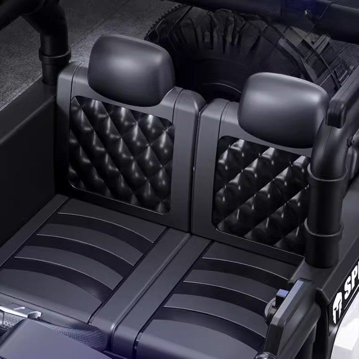 Mașină Electrică pentru Copii, Off-Road, Conectare Bluetooth, telecomandă, Tracțiune Integrală, Lumina Intermitenta, Baterie 12V 7Ah, 120x63x68cm