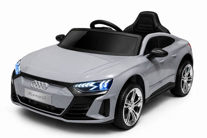 Mașinuță Electrică Audi RS e-tron GT pentru Copii 12V, Telecomandă 2.4G, Scaun din Piele, Lumini LED, MP3
