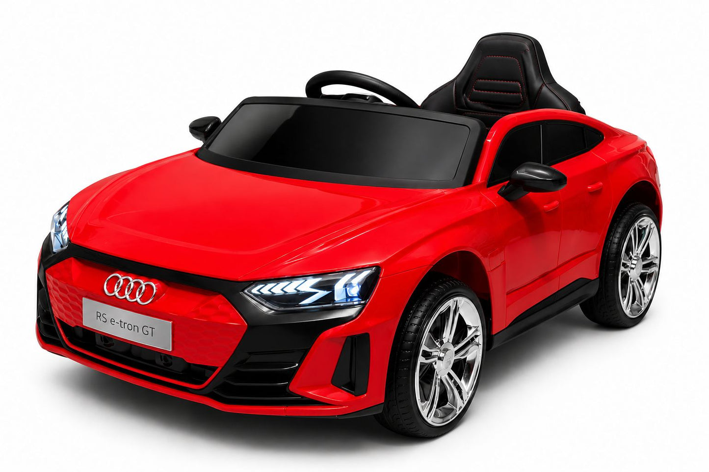 Mașinuță Electrică Audi RS e-tron GT pentru Copii 12V, Telecomandă 2.4G, Scaun din Piele, Lumini LED, MP3