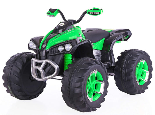 Atv Electric,sezut piele, varsta 3-7 ani, 12V, 2 motoare, 102x80x69.5 cm