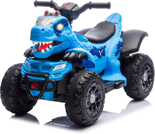 ATV copil, model dinozaur, muzica, bluetooth, varsta 1-6 ani, verde