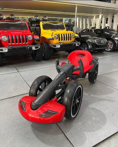Cart Electric pentru Copii,  12V, varsta 3 - 8 ani, Telecomanda, Design Sportiv