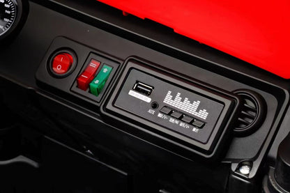 Mașinuță Electrică pentru Copii 12V, 2 Locuri, Cu Telecomandă, Lumini LED și Sistem Audio, Roz