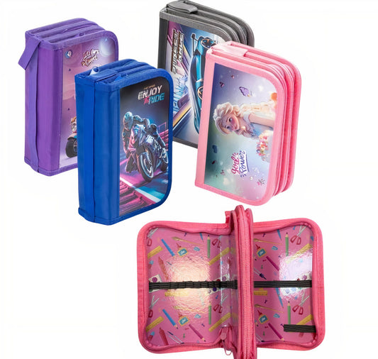 Penar pentru Scoala 19x12cm cu 2 Fermoare, Neechipat