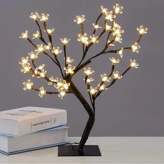 Pomisor cu Flori de Cires, Iluminate cu 36 LED-uri, 40 cm Inaltime