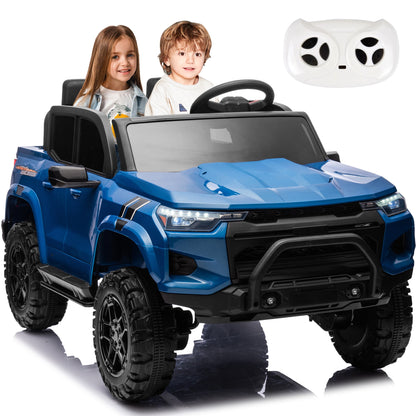 Mașinuță electrică cu 2 locuri, 4×4, varsta 3-8 ani, telecomandă, Bluetooth, lumini LED, suspensie