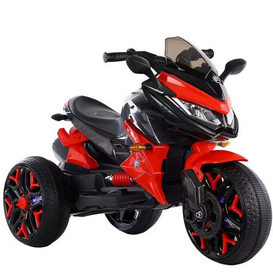 Motocicleta Electrica cu Acumulator Pentru Copii, 2 motoare, 12V varsta 2-6 ani, Cu Sunete si Lumini Led