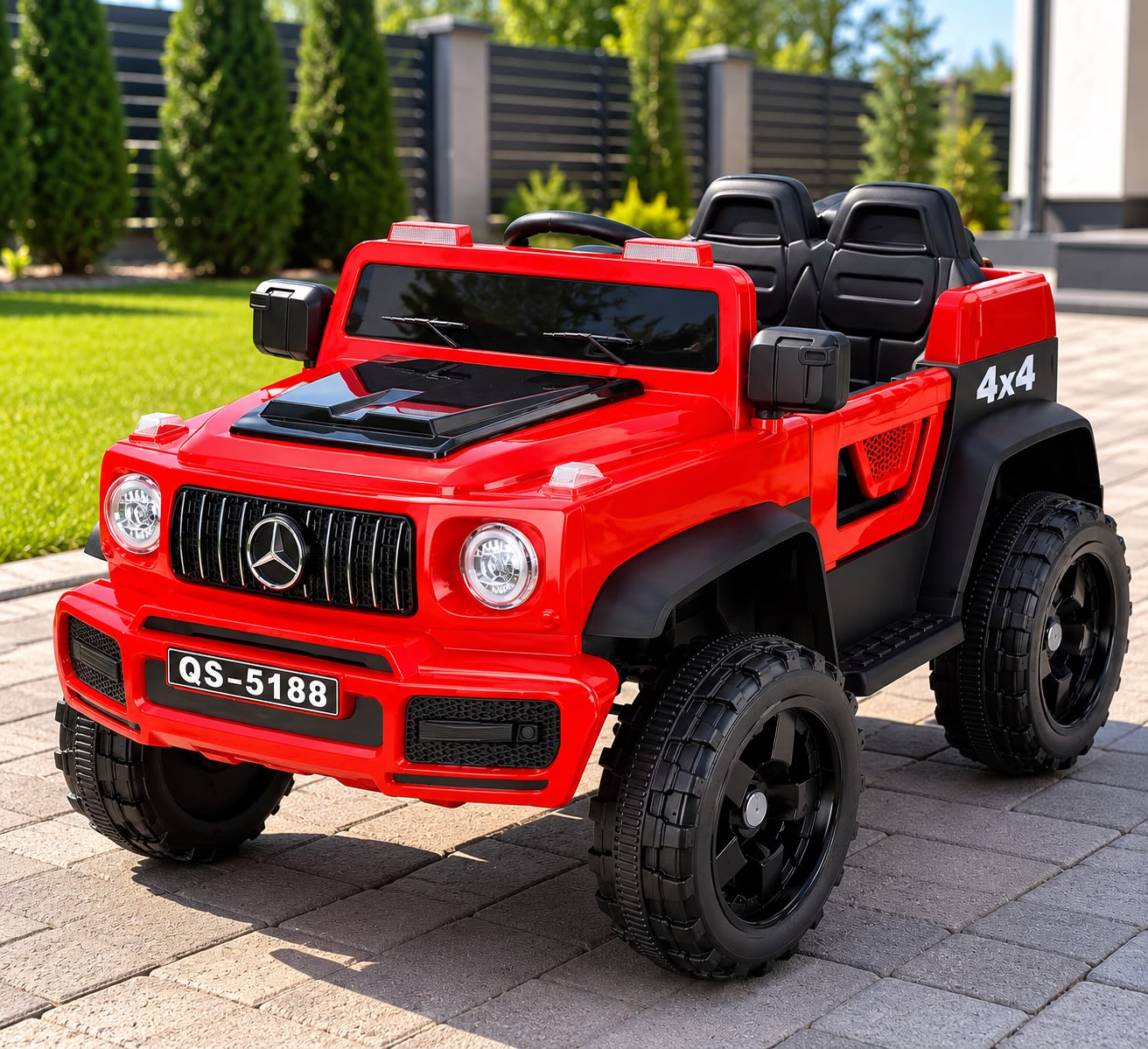 Mașinuță Electrică pentru Copii 4x4, 12V, 4 Motoare, Telecomanda, Model SUV Off-Road