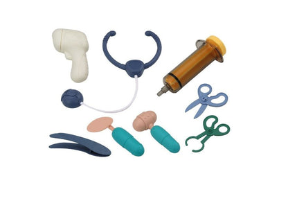 Set Joacă Doctor, 50x25x25 cm, Albastru, Pentru Copii 3+, Produs certificat CE și conform standardului EN71