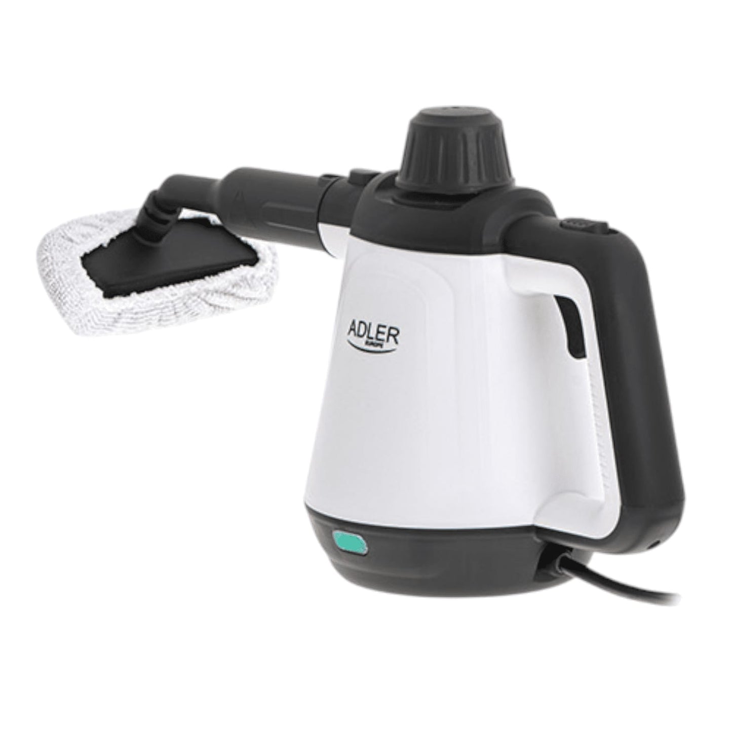 Aparat de Curatat Geamuri, Podele, Textile si Orice Suprafata cu abur, 2000 W Alb cu 13 Accesorii