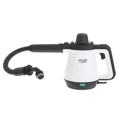 Aparat de Curatat Geamuri, Podele, Textile si Orice Suprafata cu abur, 2000 W Alb cu 13 Accesorii
