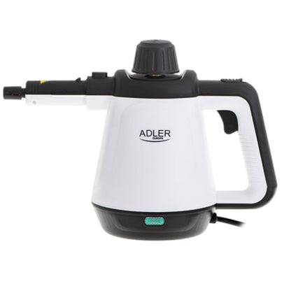 Aparat de Curatat Geamuri, Podele, Textile si Orice Suprafata cu abur, 2000 W Alb cu 13 Accesorii